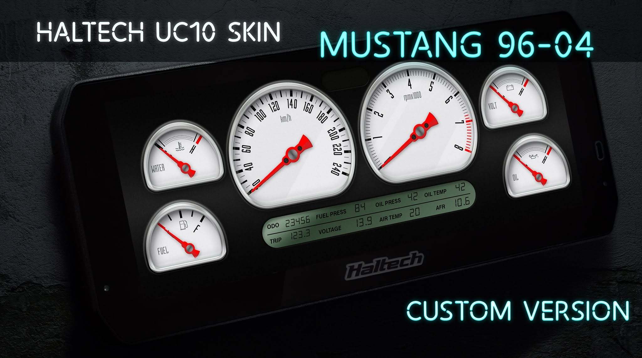 haltech-uc10-digital-dash-skin-mustang-96-04-custom-version