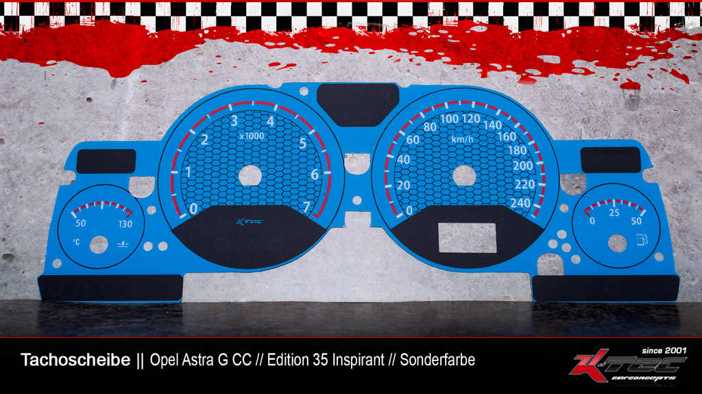 Opel astra g cc tachoscheibe ed35   -  (Opel)