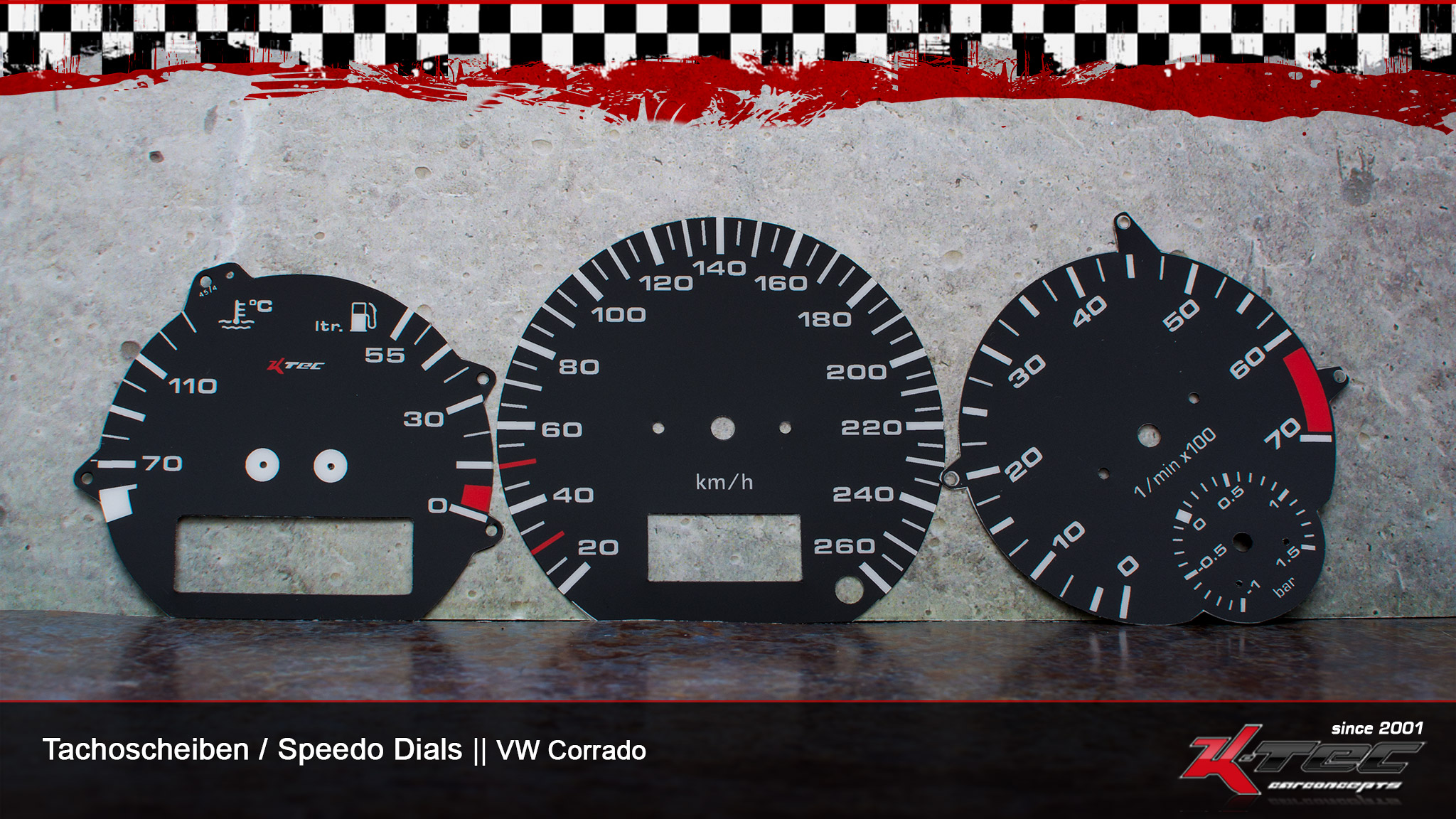 Vw corrado turbo tachoscheiben   -  (Vw)