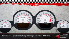 dodge_challenger_sxt_grey_white_dots_tachoscheibe