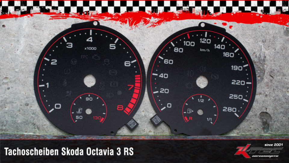 Skoda Octavia 3Rs Tachoscheiben
